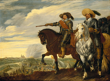 Frdric-Henri d'Orange-Nassau et Ernst Casimir au sige de Bois-le-Duc  par Pauwels van Hillegaert